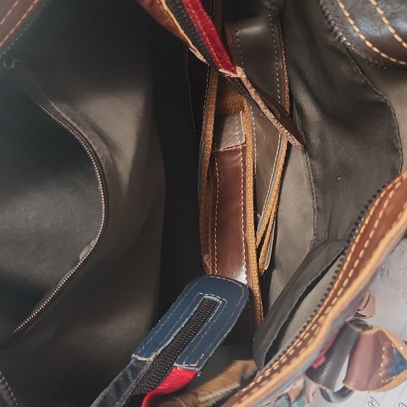 Multicolor leather purse - Picture 9 of 10